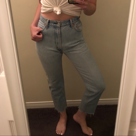 RE/DONE | HIGH RISE STOVE PIPE 👖 - Picture 4 of 4